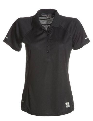 Polo donna manica corta sportiva traspirante training lady