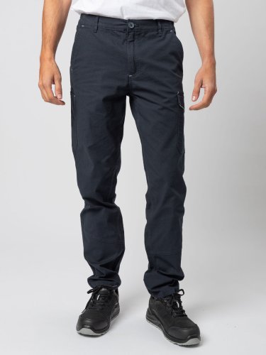 Pantalon Power multipoche élastique HiViz, coton 260g