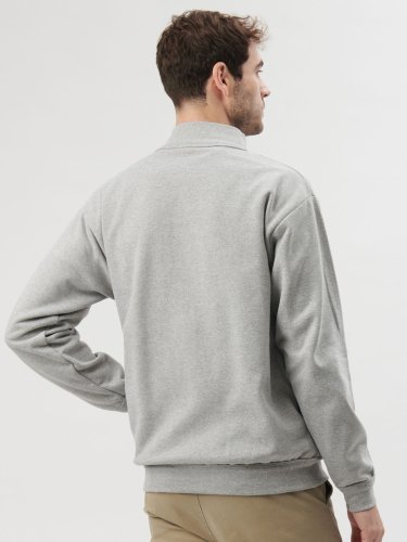 Sudadera con cremallera Explorer de Algodón Italiano, No Label, Corte