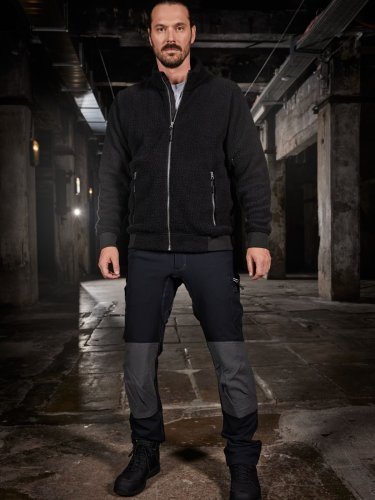 Chaqueta Sherpa ECO en fleece reciclado, con cremallera YKK, en varios