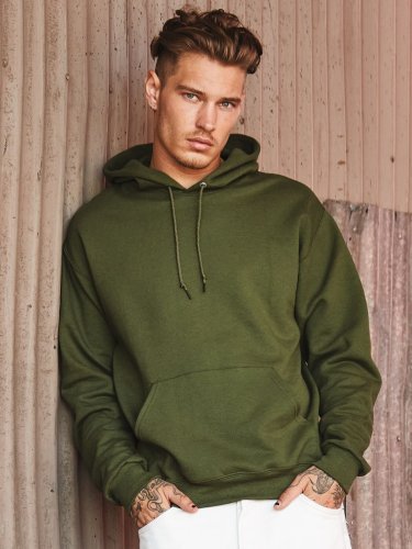 Jerzees Nublend Felpa con Cappuccio Unisex, Cotone Sostenibile