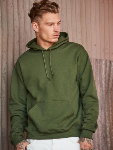 Jerzees Nublend Felpa con Cappuccio Unisex, Cotone Sostenibile