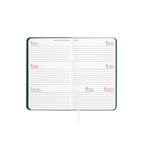 Agenda Settimanale 2027 , Pocket 9x14cm, Copertina PU