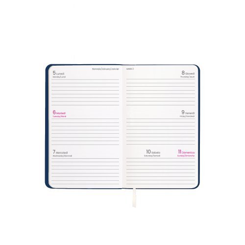 Agenda Settimanale 2027 , Pocket 9x14cm, Copertina PU