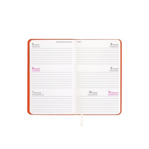 Agenda Settimanale 2027 , Pocket 9x14cm, Copertina PU