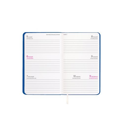 Agenda Settimanale 2027 , Pocket 9x14cm, Copertina PU