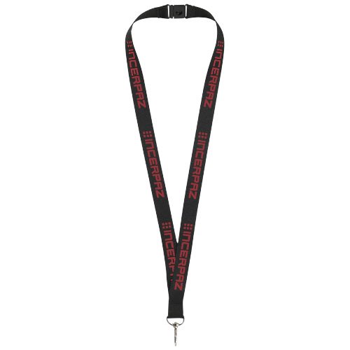 Laccetto porta badge in poliestere con sgancio sicurezza 50x2cm