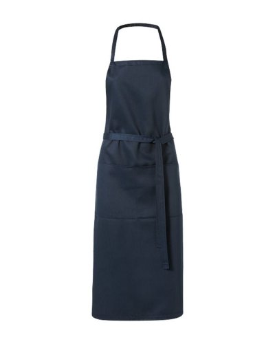 Grembiule lungo 2 tasche e attaccatura al collo Navy
