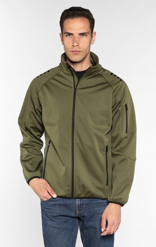 Giubbino softshell velvet blu navy