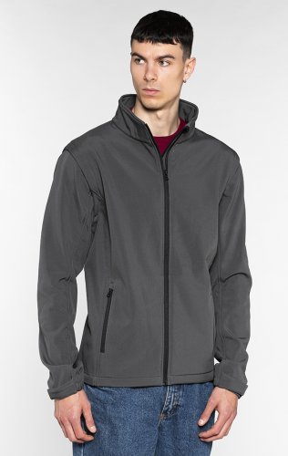 Giubbino softshell foggy blu navy