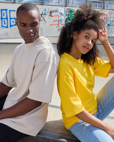 T-shirt girocollo oversize