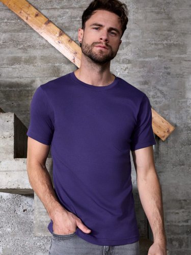 T-shirt girocollo in cotone biologico