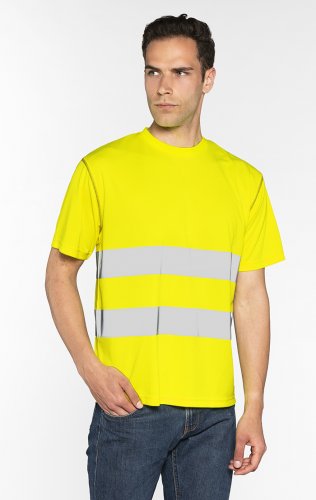 T-shirt alta visibilita' arancio