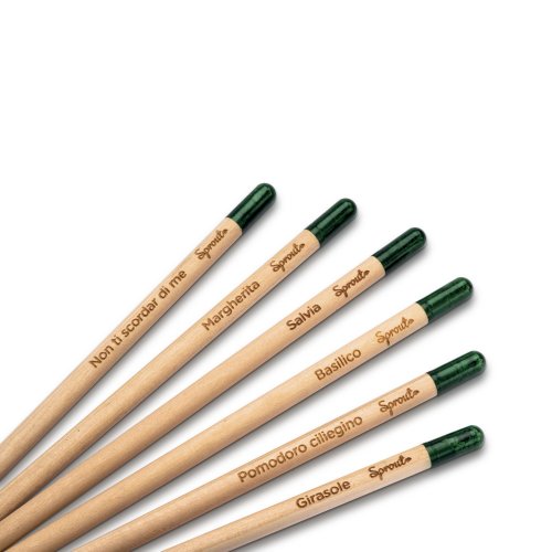 Matita sprout in legno sostenibile con mina in grafite
