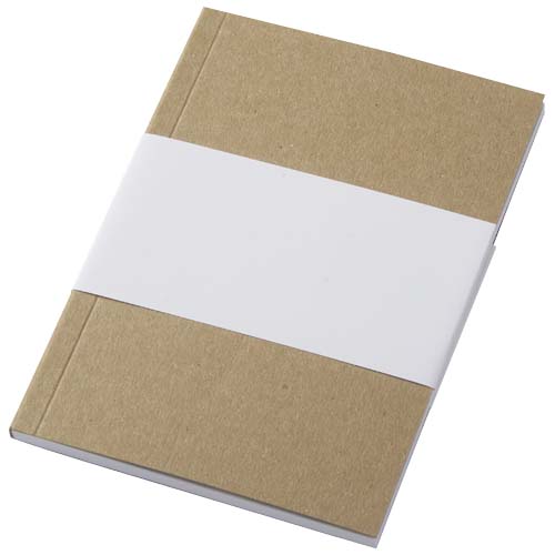 Blocco note formato a6 con copertina morbida in carta kraft riciclata