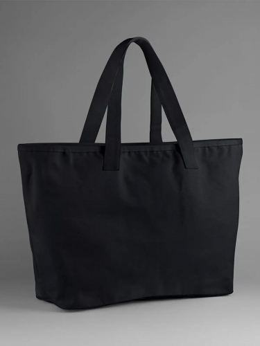 Borsa tote in tela pesante di grandi dimensioni
