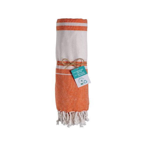 Telo mare in cotone riciclato da 150 g/m2 certificato grs