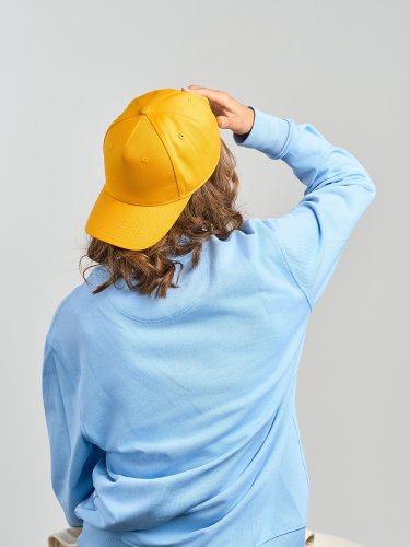 Cappello visiera curva 5 pannelli sostenibile
