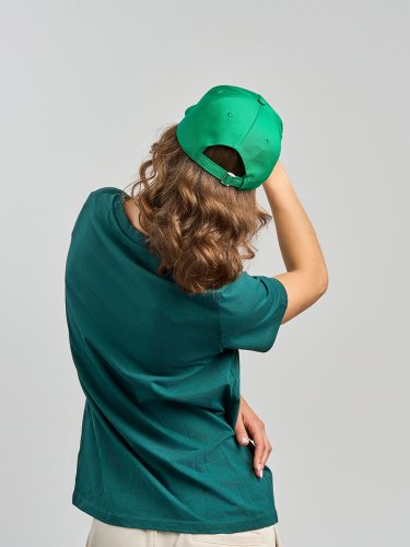 Cappello visiera curva 5 pannelli sostenibile