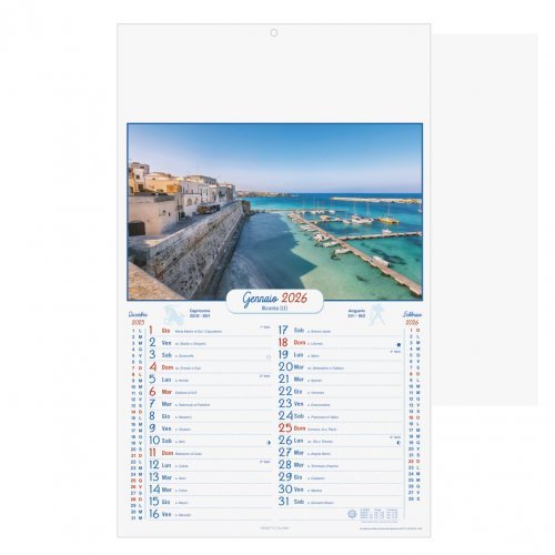 Calendario illustrato Puglia