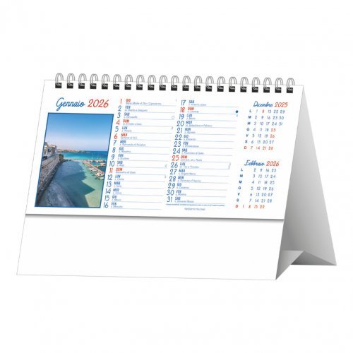 Calendario illustrato da tavolo Puglia