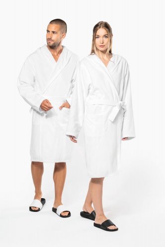 Accappatoio da bagno con cappuccio Bio