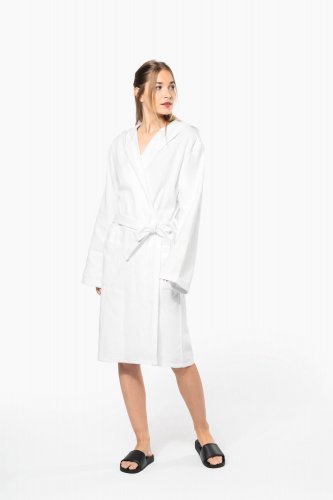 Accappatoio da bagno con cappuccio Bio