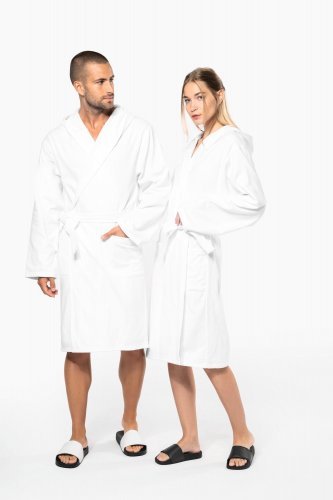 Accappatoio da bagno con cappuccio Bio