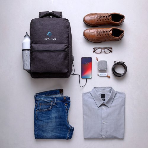 Zaino antifurto Komplete RFID 15” USB in poliestere