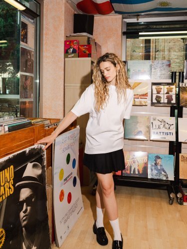 Olio Skate T-shirt oversize organica unisex stile urban