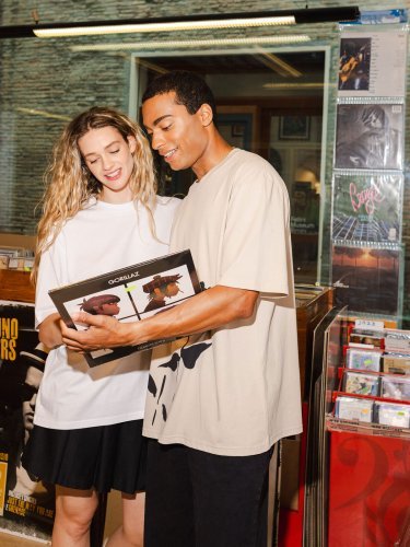 Olio Skate T-shirt oversize organica unisex stile urban