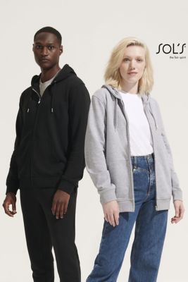 Hoodie Sol's Calipso mit Metallreißverschluss, 300g, Kapuze