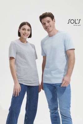 Camiseta unisex Sol's Tuner oversize 100% algodón, cuello redondo resi