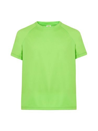 Camiseta deportiva de hombre en poliéster, manga corta raglán