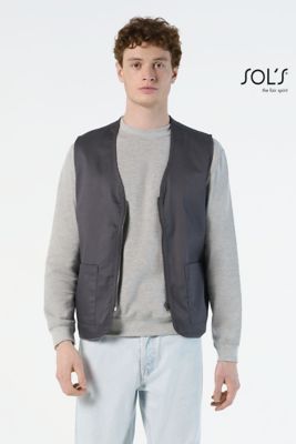 Gilet Unisex Wallace da lavoro Full Zip