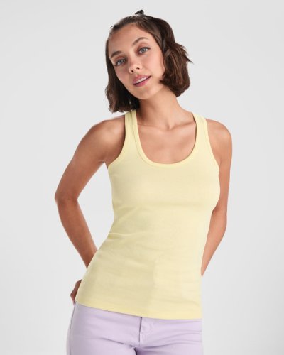 Canotta Carolina in Cotone 100%, Vogatore Donna
