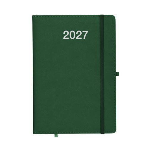 Agenda settimanale 2027 rigida 17x24cm PU con anello penna