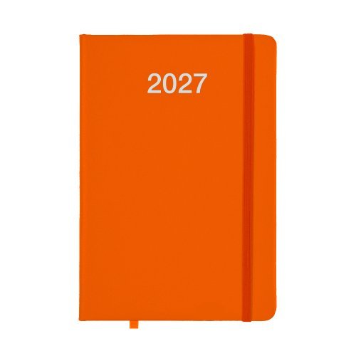 Agenda Giornaliera 2027 in PU rigido 14,5x21cm
