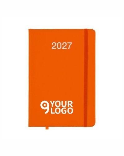 Agenda Giornaliera 2027 in PU rigido 14,5x21cm