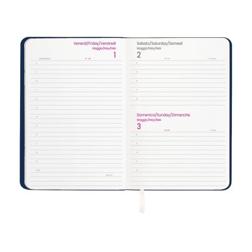 Agenda Giornaliera 2027 PU flessibile 14,5x21cm 176 pagine