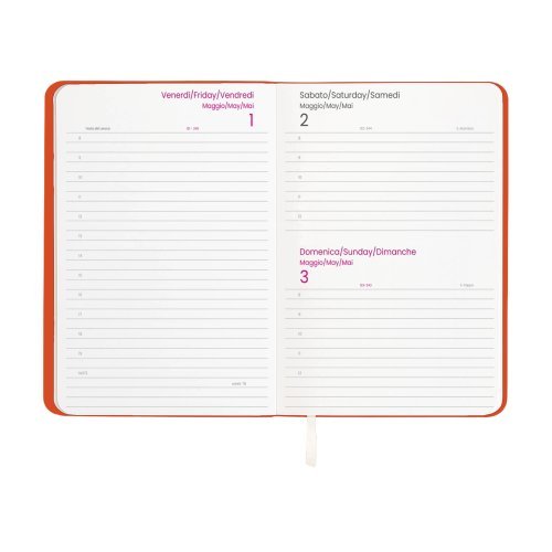 Agenda Giornaliera 2027 PU flessibile 14,5x21cm 176 pagine