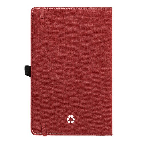Agenda tascabile 2027 R-PET mélange, rigida, 9x14cm con elastico