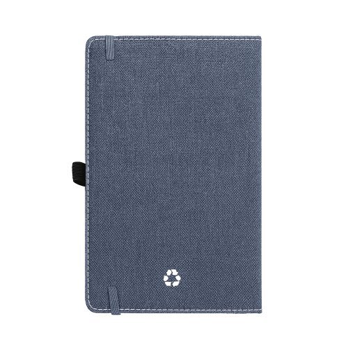 Agenda tascabile 2027 R-PET mélange, rigida, 9x14cm con elastico