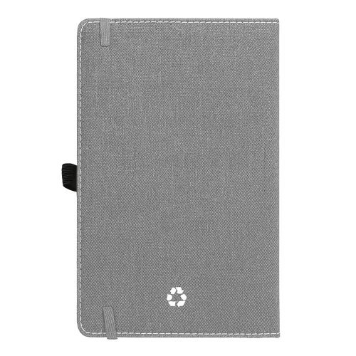 Agenda tascabile 2027 R-PET mélange, rigida, 9x14cm con elastico