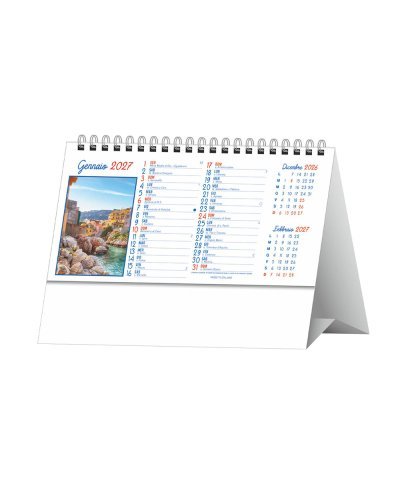 Calendario illustrato da tavolo Sicilia