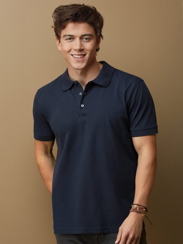 Polo Lux Uomo in Cotone Piqué a Manica Corta Elegante
