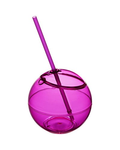 Sfera e cannuccia Fiesta 580 ml Rosa