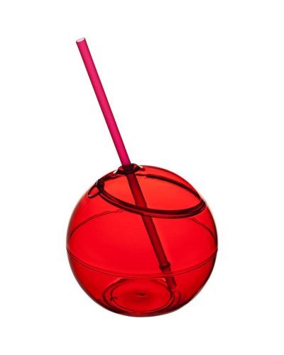 Sfera e cannuccia Fiesta 580 ml Rosso