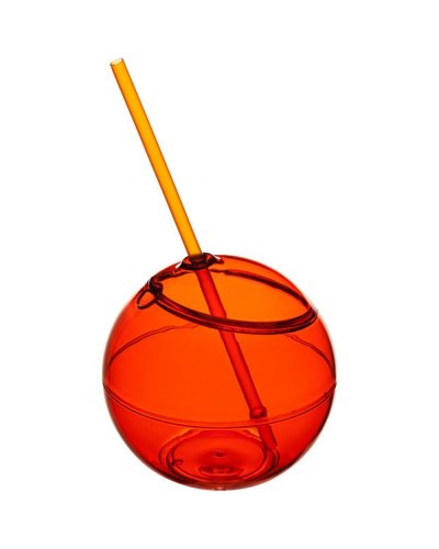 Sfera e cannuccia Fiesta 580 ml Arancio