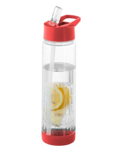 Borraccia con infusore Tutti Frutti 740ml Trasparente / Rosso